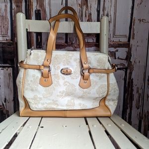 Etienne Aigner Tapestry Satchel